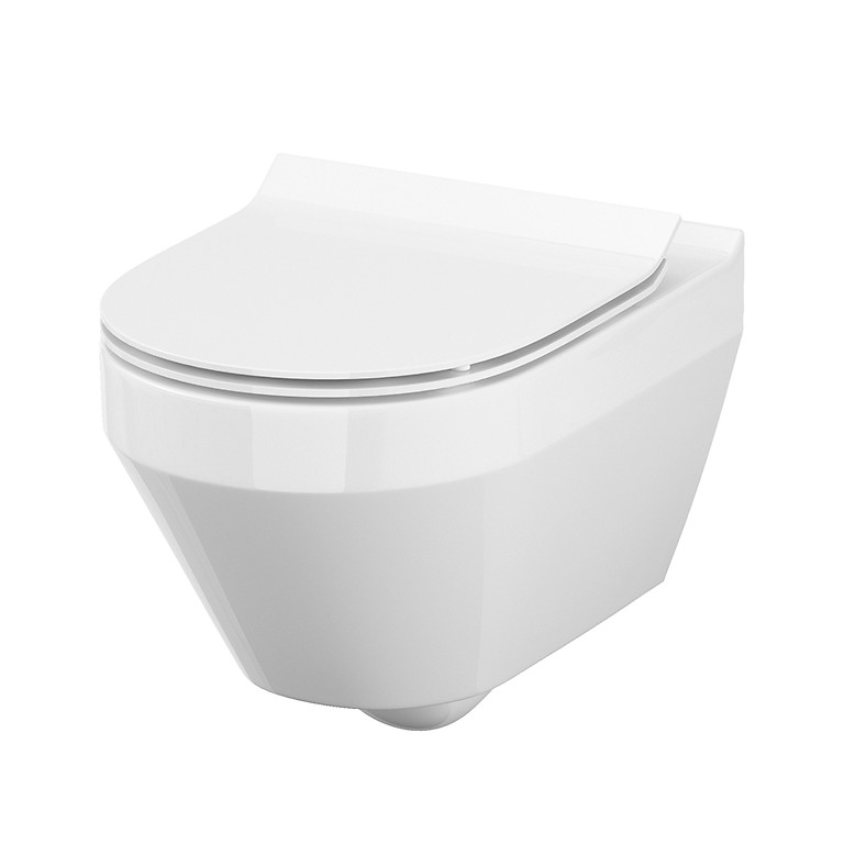 Obrázok /SET/GEBERIT - SET Duofix pre závesné WC 111.300.00.5 CR + klozet a sedadlo CERSANIT CREA OVAL CLEAN ON / K114-015 + K98-0177 / (111.300.00.5 CR1)