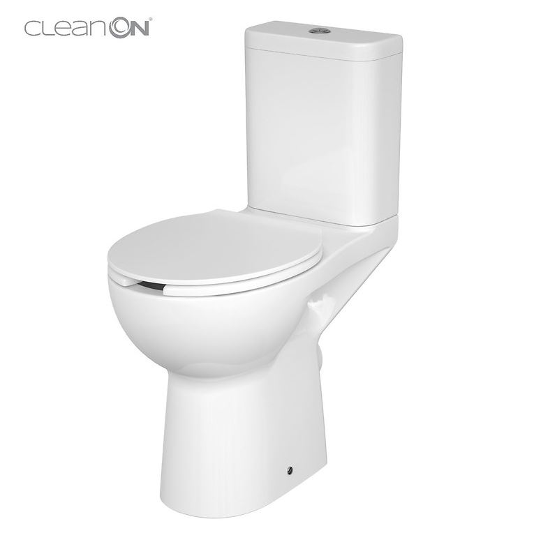 Obrázok CERSANIT - WC KOMPAKTNÍ ETIUDA NEW CLEANON 010 3 / 6L Invalidní (K11-0221)