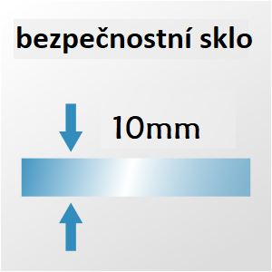 Obrázok H K - FORCE F1 90 Sprchová zástěna WALK IN 88-90x 200cm, 10mm sklo (SE- FORCE F1 90SET)