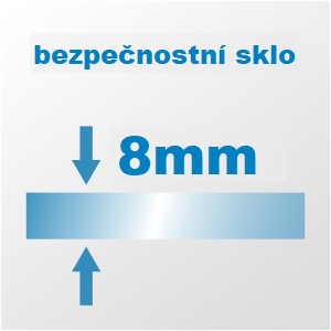 Obrázok H K - Posuvné sprchové dveře DIAMOND 121- 125x195cm L/P varianta (SE- DIAMOND 125 SET)