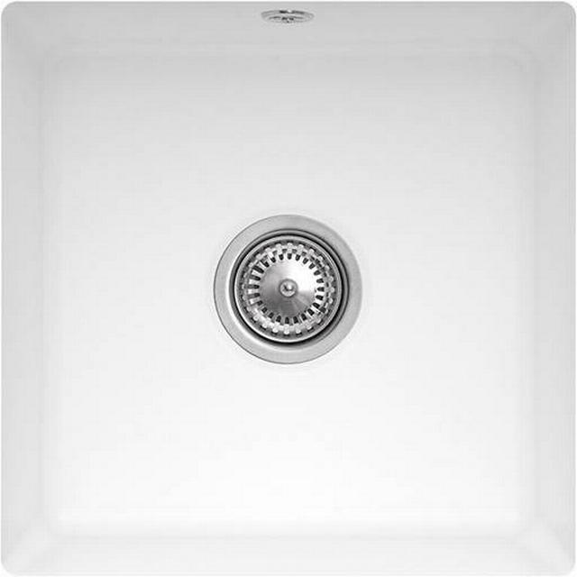 Obrázok VILLEROY & BOCH VILLEROY & BOCH - Keramický drez Subway 50 SU Stone white podstavný 440 x 440 bez excentra 332501RW