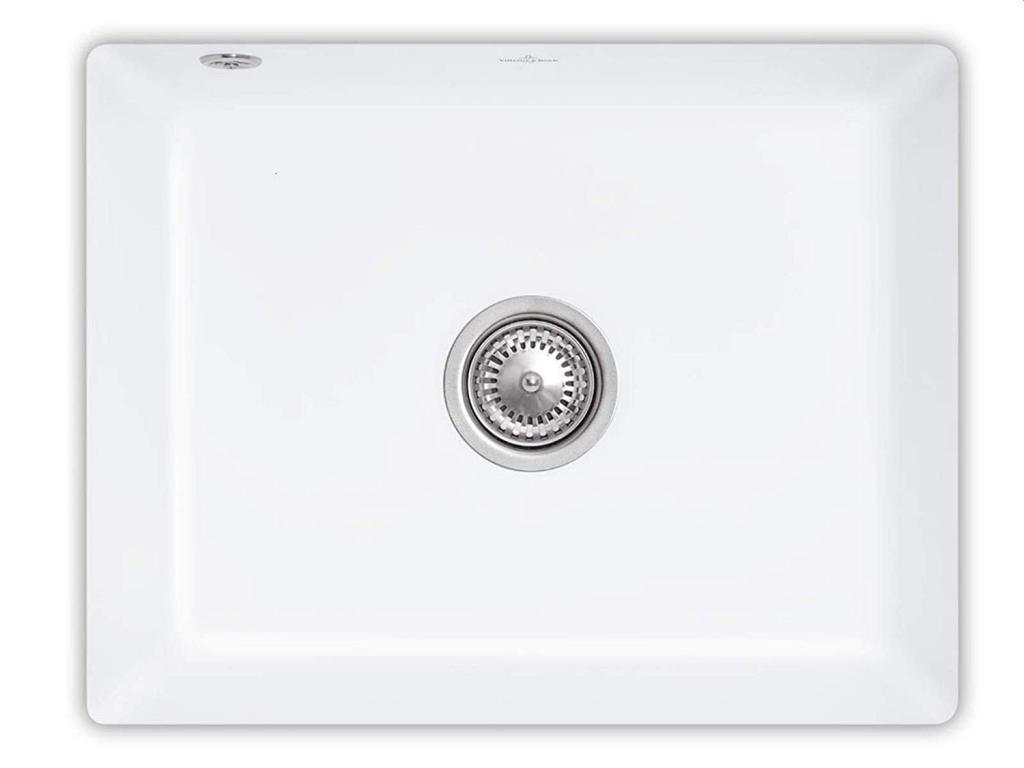 Obrázok VILLEROY & BOCH VILLEROY & BOCH - Keramický drez Subway 60 SU Stone white podstavný 545 x 440 bez excentra 331001RW