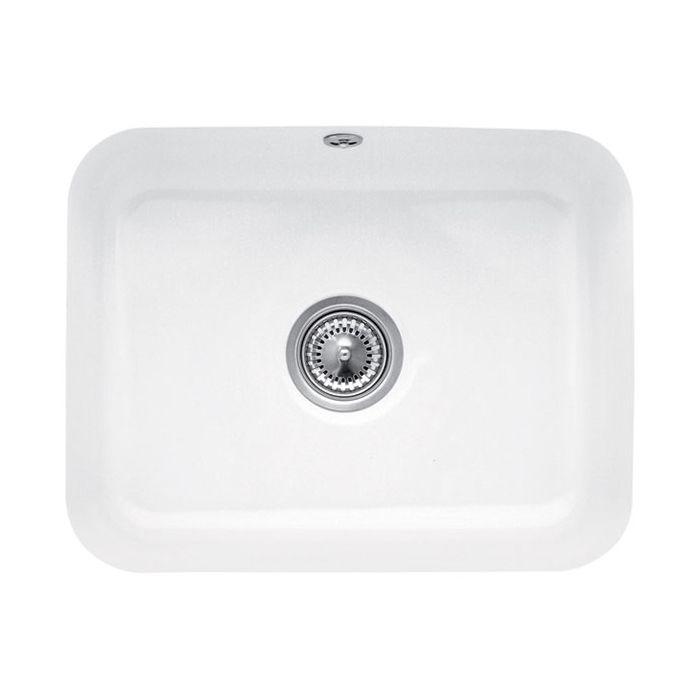 Obrázok VILLEROY & BOCH VILLEROY & BOCH - Keramický drez Cisterna 60C White alpin podstavný 550 x 440 bez excentra 670601R1