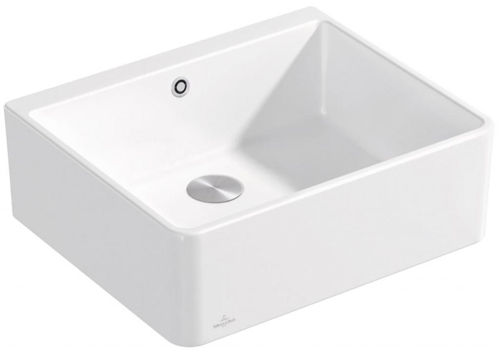 Obrázok VILLEROY & BOCH VILLEROY & BOCH - Keramický drez Farmhouse 60 X (= Spülstein 60 X) White alpin modulový 595 x 500 x 200 bez excentra 636001R1