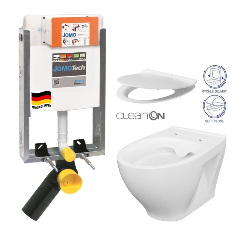 Obrázok /SET/JOMO - SET JOMOTech Modul pro zazdění LIGHT + sedátko + WC CERSANIT CLEANON MODUO (164-14600479-00 MO1)