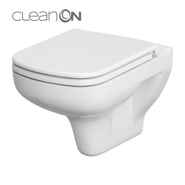 Obrázok /SET/VIEGA - Presvista modul PURE pro WC včetně tlačítka Style 20 bílá + WC CERSANIT CLEANON COLOUR + SEDÁTKO (V771928 STYLE20BI CN1)