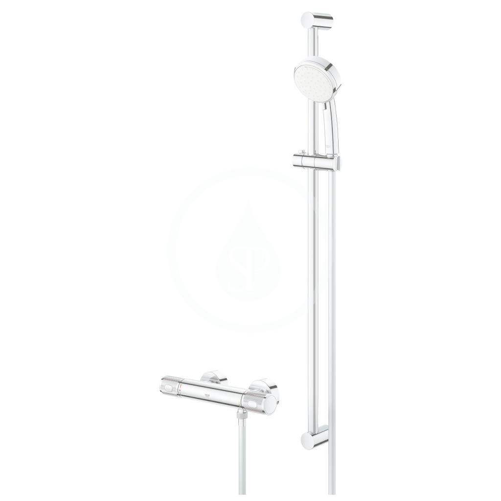 Obrázok Grohe Grohtherm 1000 Performance - Termostatická sprchová batéria so sprchovou súpravou 900 mm, chróm 34784000