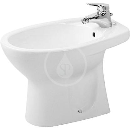 Obrázok DURAVIT - Duraplus Stojící bidet s přepadem Combi, 375 mm x 590 mm, bílý - bidet 0298100000