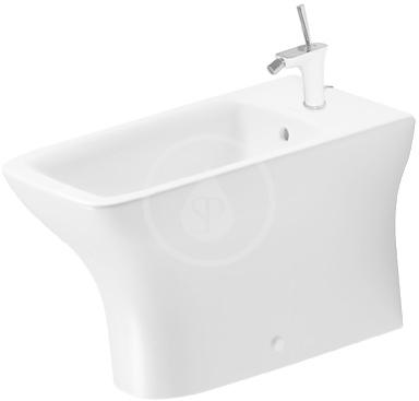 Obrázok DURAVIT - Puravida Stojící bidet s přepadem, 360 mm x 630 mm, bílý - bidet 2247100000