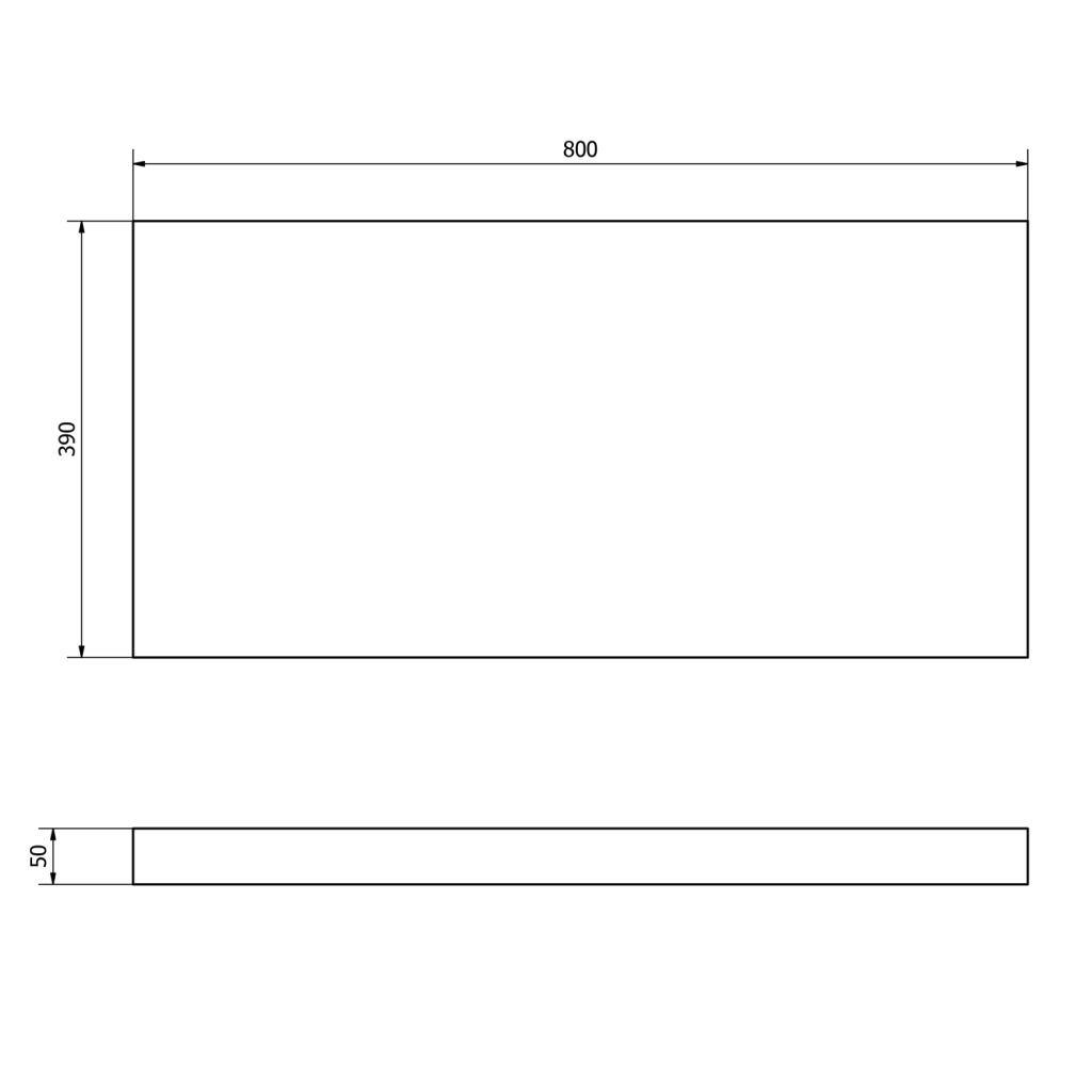 Obrázok Sapho AVICE doska 80x39cm, dub Rover