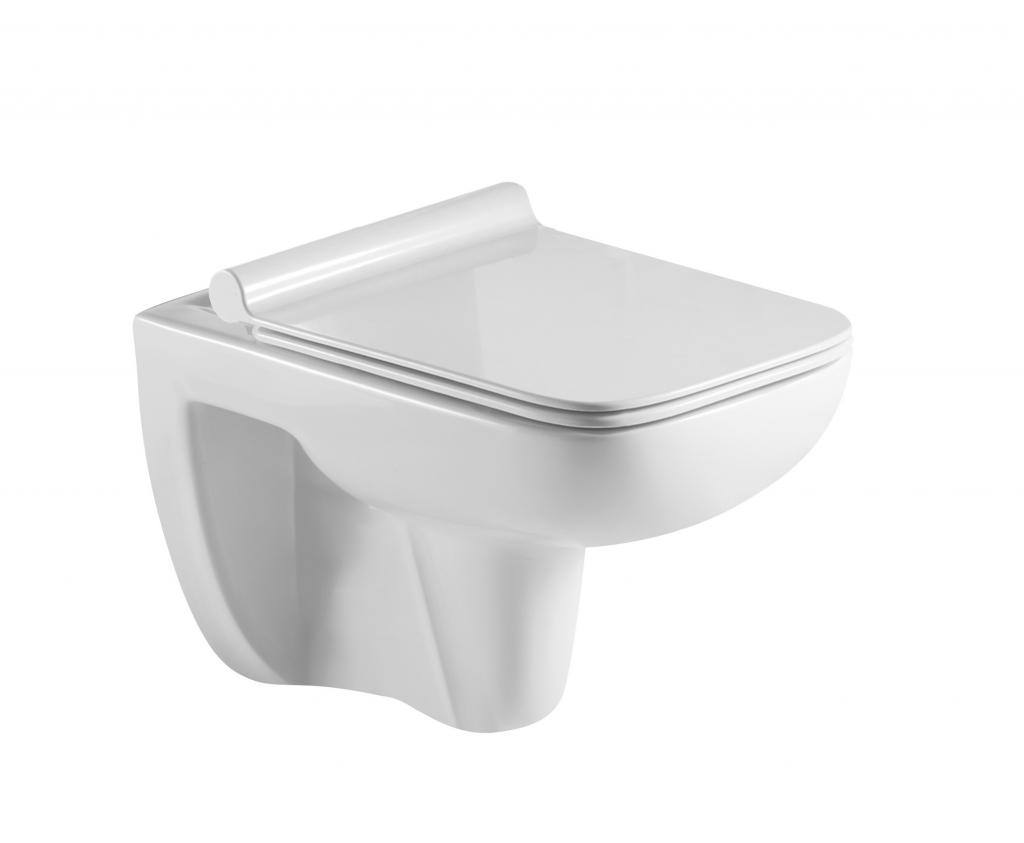 Obrázok HOPA - Závesné WC ADDATO RIMLESS sa SLIM sedadlom Soft-close OLKLT2005E