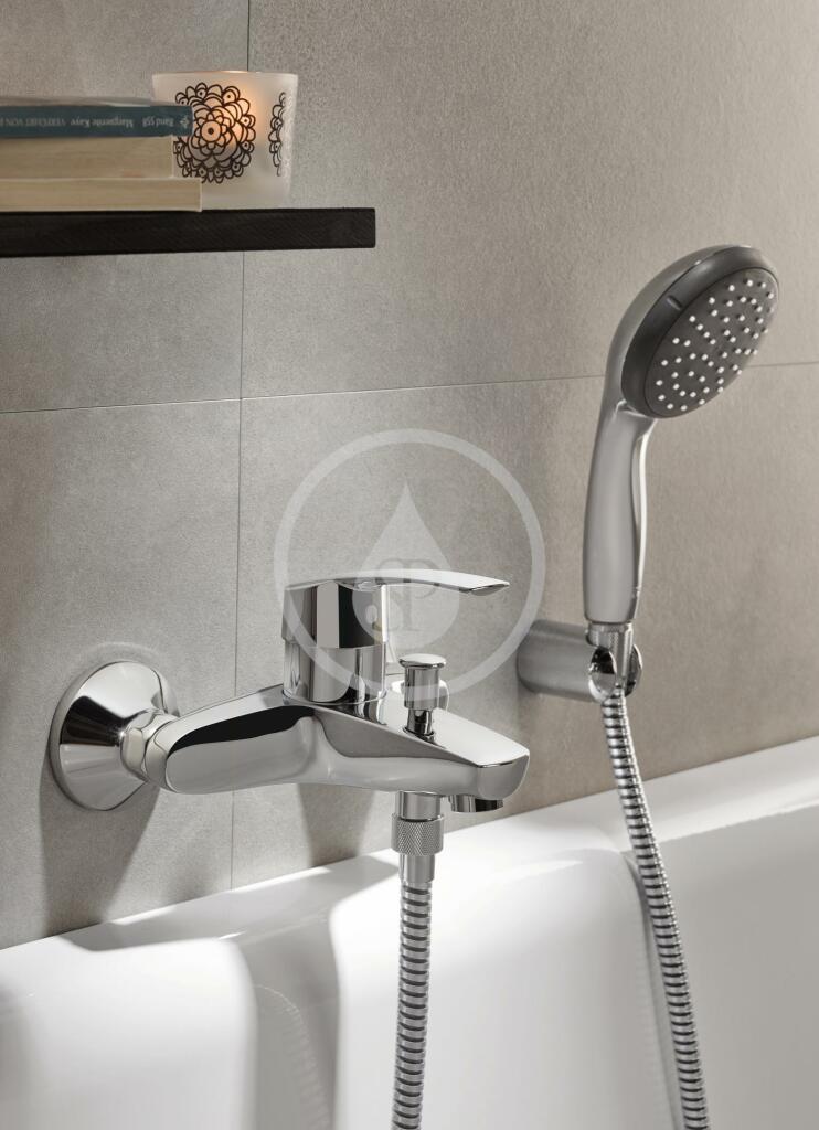 Obrázok GROHE - QuickFix Start Vaňová nástenná batéria s príslušenstvom, chróm 23413001