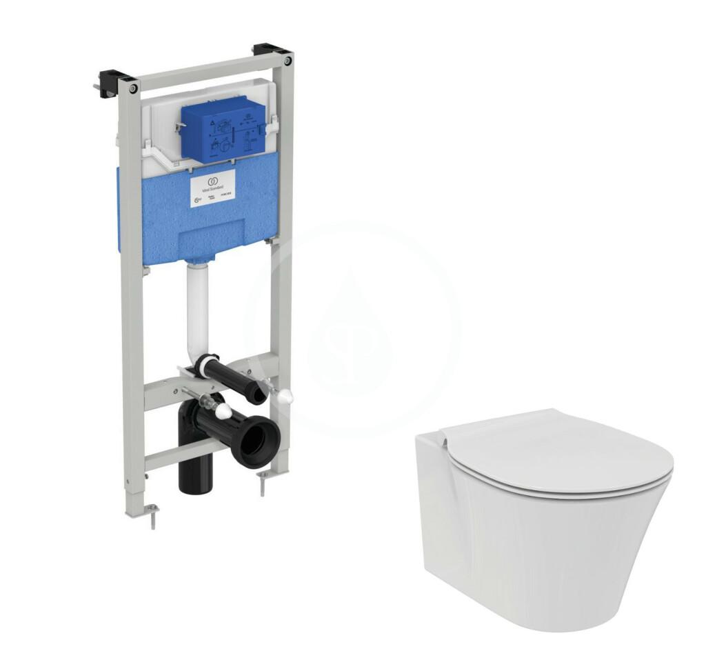 Obrázok IDEAL STANDARD - ProSys Set predstenovej inštalácie ProSys, klozetu a WC dosky Connect Air, Aquablade, SoftClose R040001