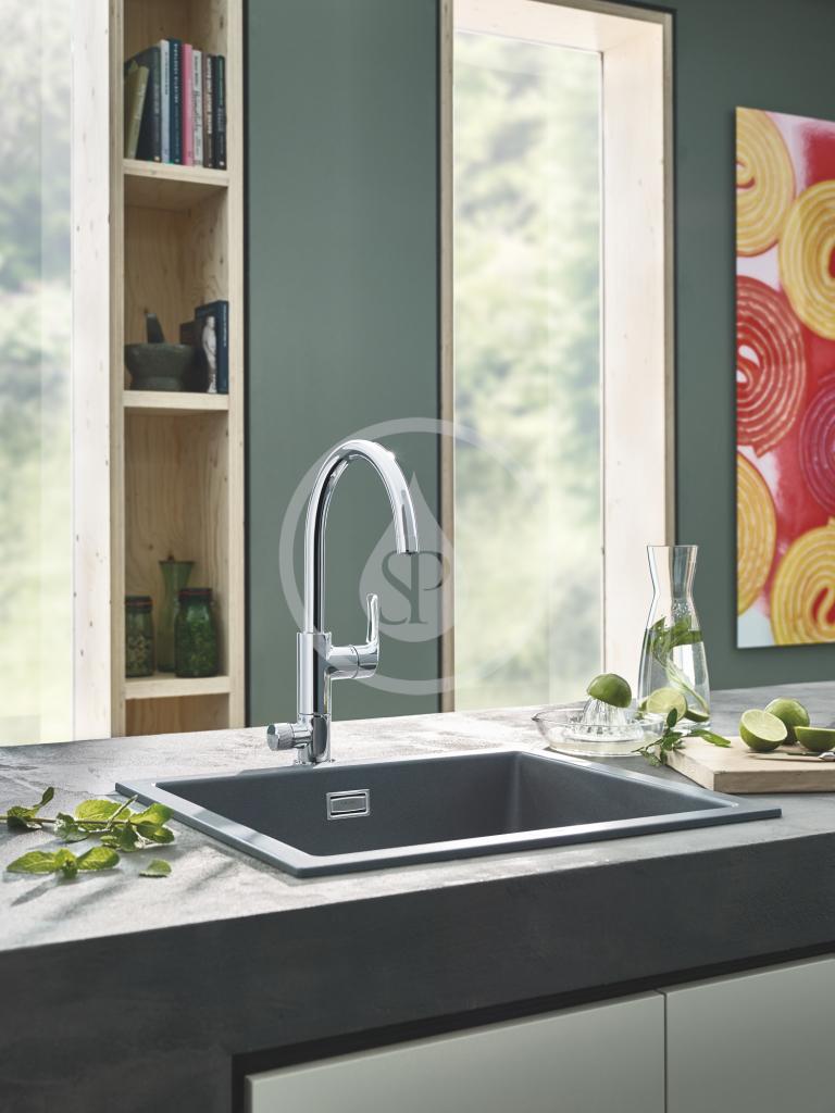 Obrázok GROHE GROHE - Blue Pure Drezová batéria EuroSmart s filtráciou UltraSafe, chróm 30384000