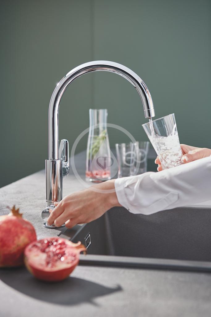 Obrázok GROHE GROHE - Blue Pure Drezová batéria BauCurve s filtráciou UltraSafe, chróm 30386000