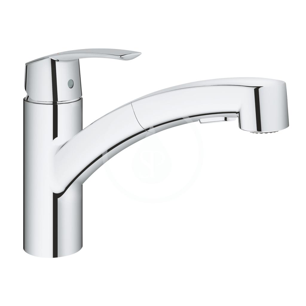 Obrázok GROHE GROHE - QuickFix Start Drezová batéria s výsuvnou spŕškou, chróm 30307000