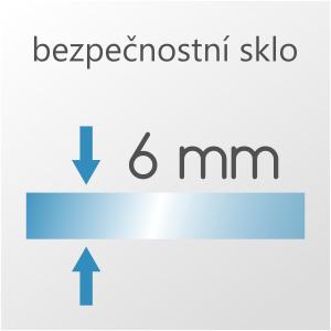 Obrázok H K - Sprchovací kút MELODY LINE R109, 100x90 cm so zalamovacími dverami vrátane sprchovej vaničky z liateho mramoru SE-MELODYLINER109/THOR-10090