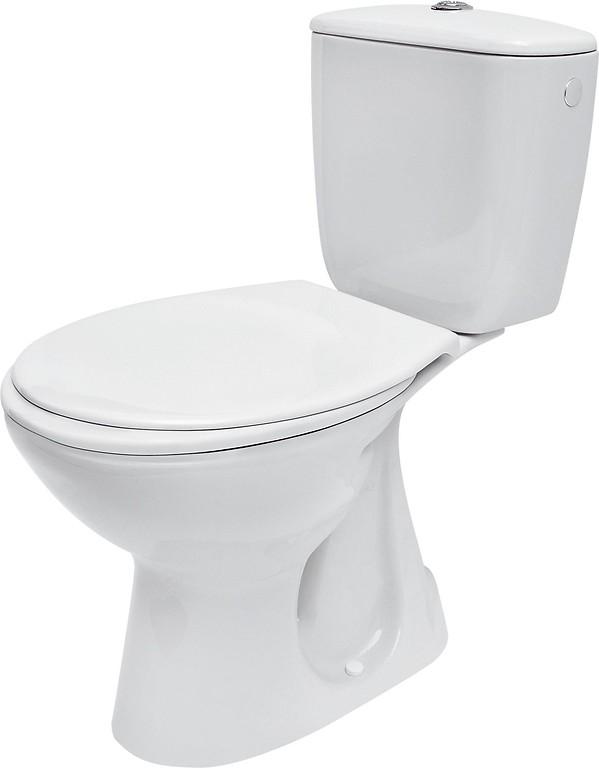 Obrázok CERSANIT - WC kombi 305 PRESIDENT 020 3/6 vrátane sedátka duroplast K08-039