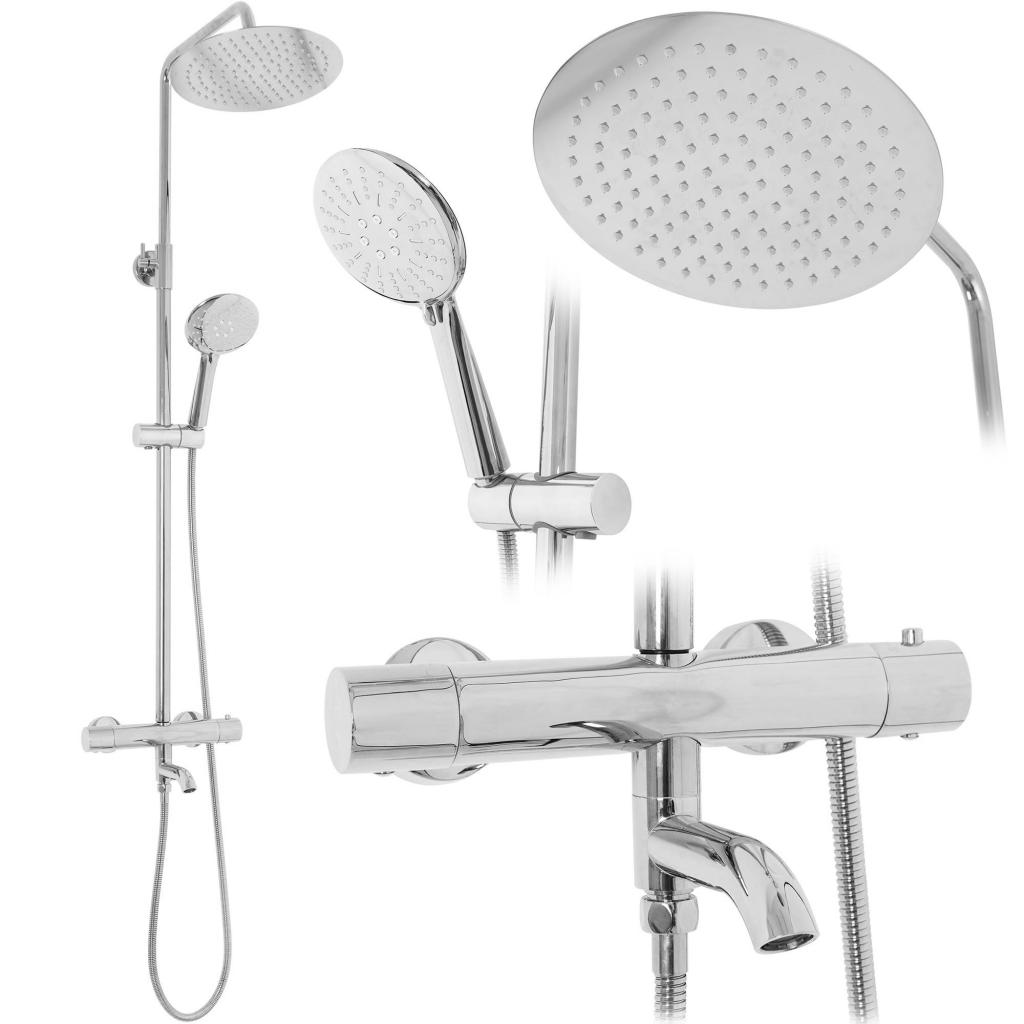 Obrázok REA REA - Sprchový set s bateriou 150mm Lungo chróm REA-P6607