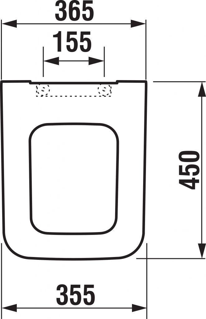 Obrázok PRIM - predstenový inštalačný systém s čiernym tlačidlom 20/0044 + WC JIKA PURE + SEDADLO duraplast PRIM_20/0026 44 PU1