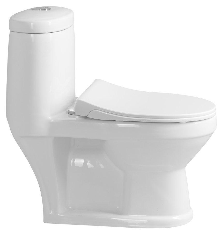 Obrázok AQUALINE - PETIT detské WC kombi, zadný/spodný odpad, biela PT520