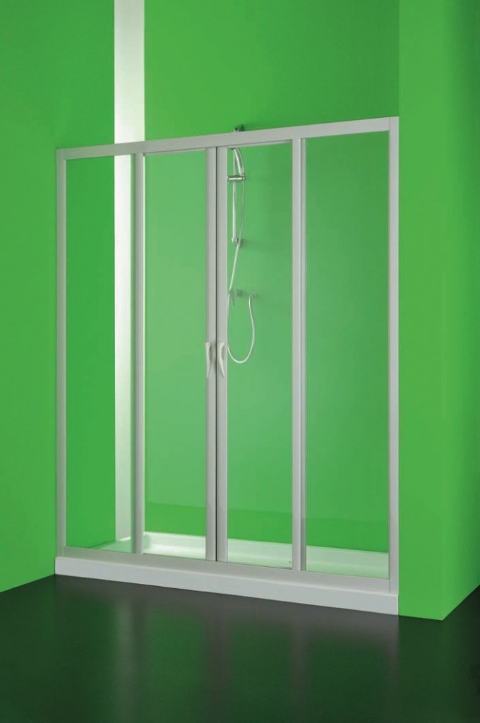 HOPA - Sprchové dvere MAESTRO CENTRALE - Farba rámu zásteny - Plast biely, Rozmer A - 120, Smer zatváranie - Univerzálny Ľavé / Pravé, Výplň - Polystyrol 2,2 mm (acrilico), Výška -