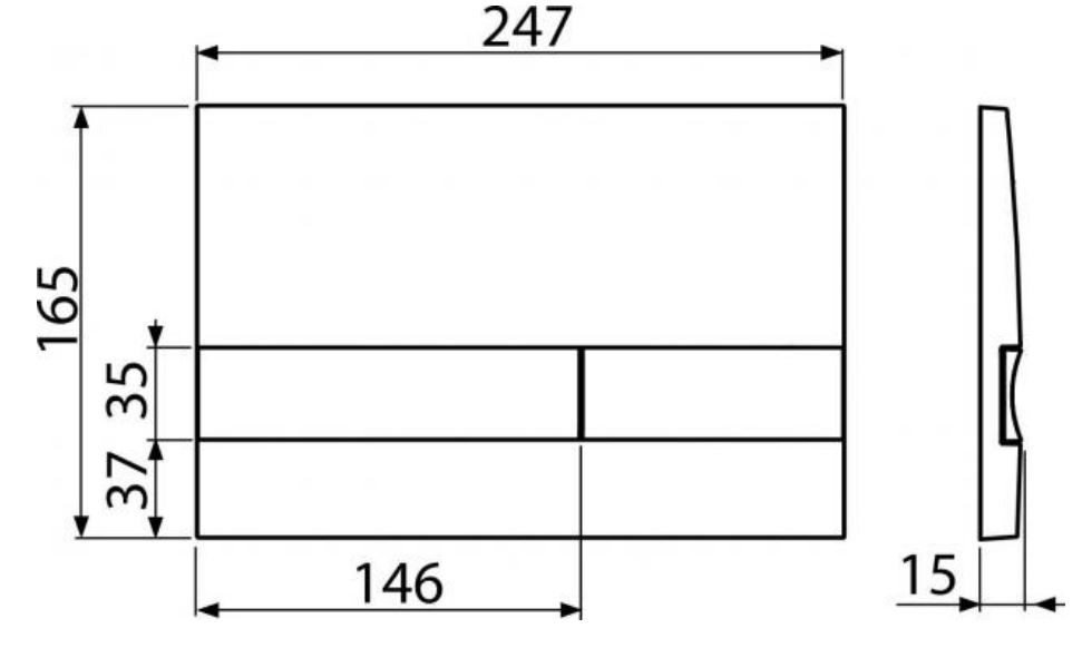 ALCADRAIN Alcadrain Jádromodul - predstenový inštalačný systém s bielym / chróm tlačidlom M1720-1 + WC REA CARLO MINI RIMLESS ČIERNY MAT + SEDADLO AM102/1120 M1720-1 MM1