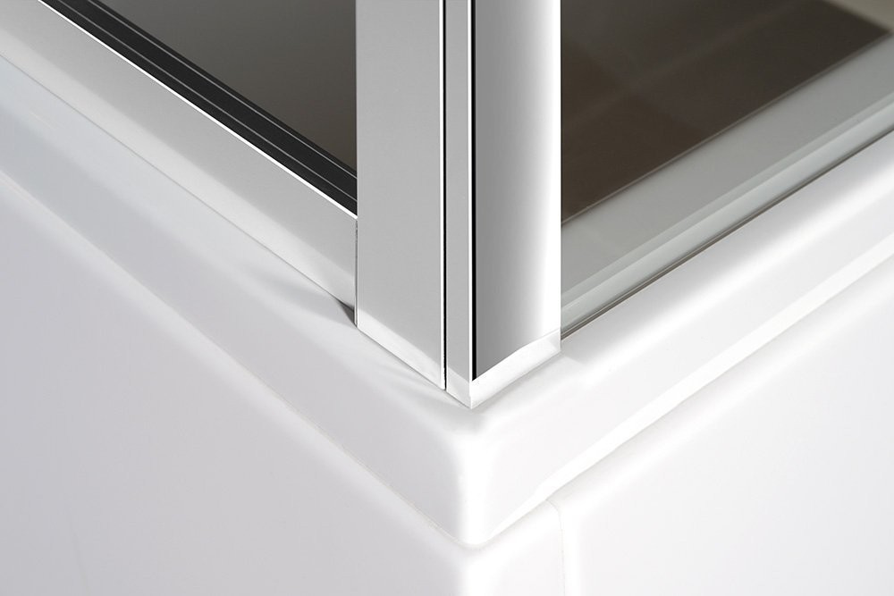 POLYSAN - DEEP sprchové dvere 1600x1650, číre sklo MD1616