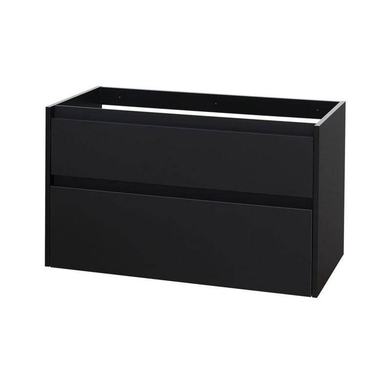 MEREO - Opto, kúpeľňová skrinka 101 cm, čierna CN942S