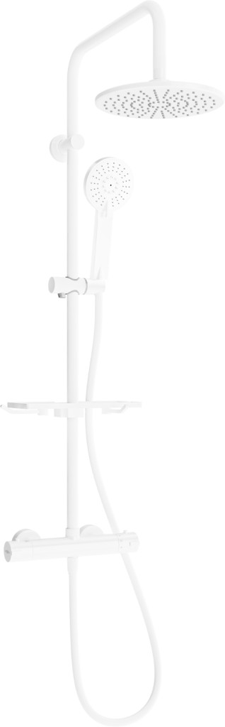 MEXEN/S - KT40 Sprchový stĺp s termostatickou batériou bielej 771504093-20