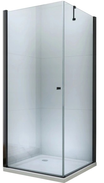 MEXEN/S - PRETORIA sprchovací kút 80x90, transparent, čierna 852-080-090-70-00