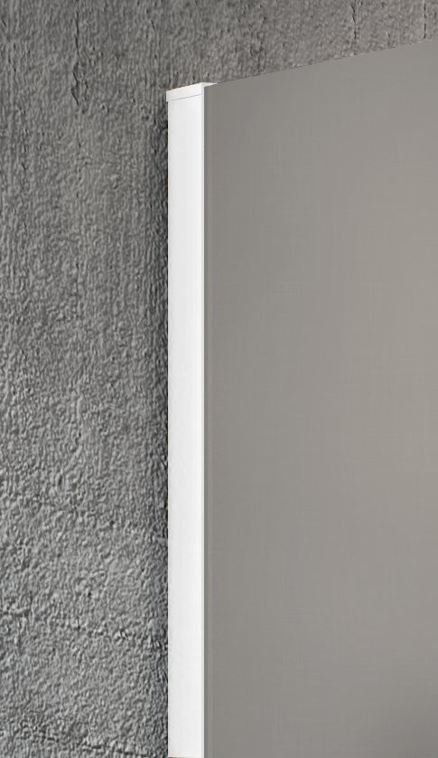 GELCO - VARIO WHITE jednodielna sprchová zástena na inštaláciu k stene, matné sklo, 1200  GX1412GX1015