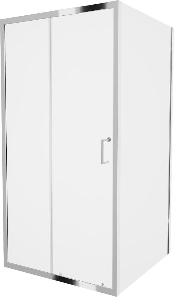 MEXEN/S - Apia sprchovací kút štvorec 100x100, transparent, chróm 840-100-100-01-00