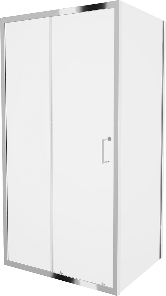 MEXEN/S - Apia sprchovací kút obdĺžnik 105x100, transparent, chróm 840-105-100-01-00