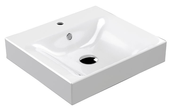 KERASAN - CENTO keramické umývadlo 50x45cm, biela 353001