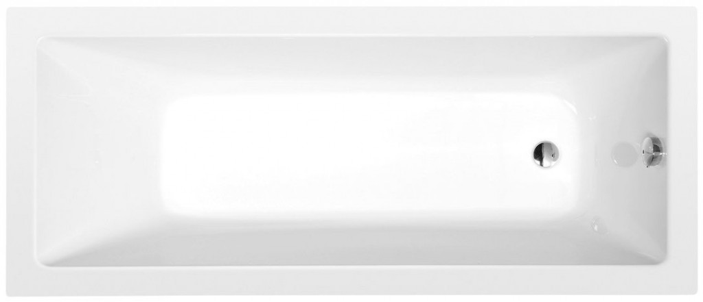 POLYSAN - NOEMI obdĺžniková vaňa 170x70x39cm, biela 71708