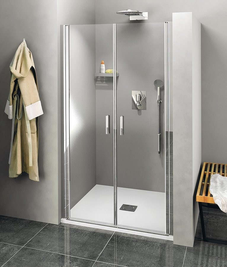 POLYSAN - ZOOM sprchové dvere dvojkrídlové 800, číre sklo ZL1780