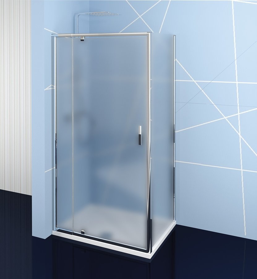 POLYSAN - EASY obdĺžniková sprchová zástena pivot dvere 800-900x700 L/P varianta, sklo Brick EL1638EL3138