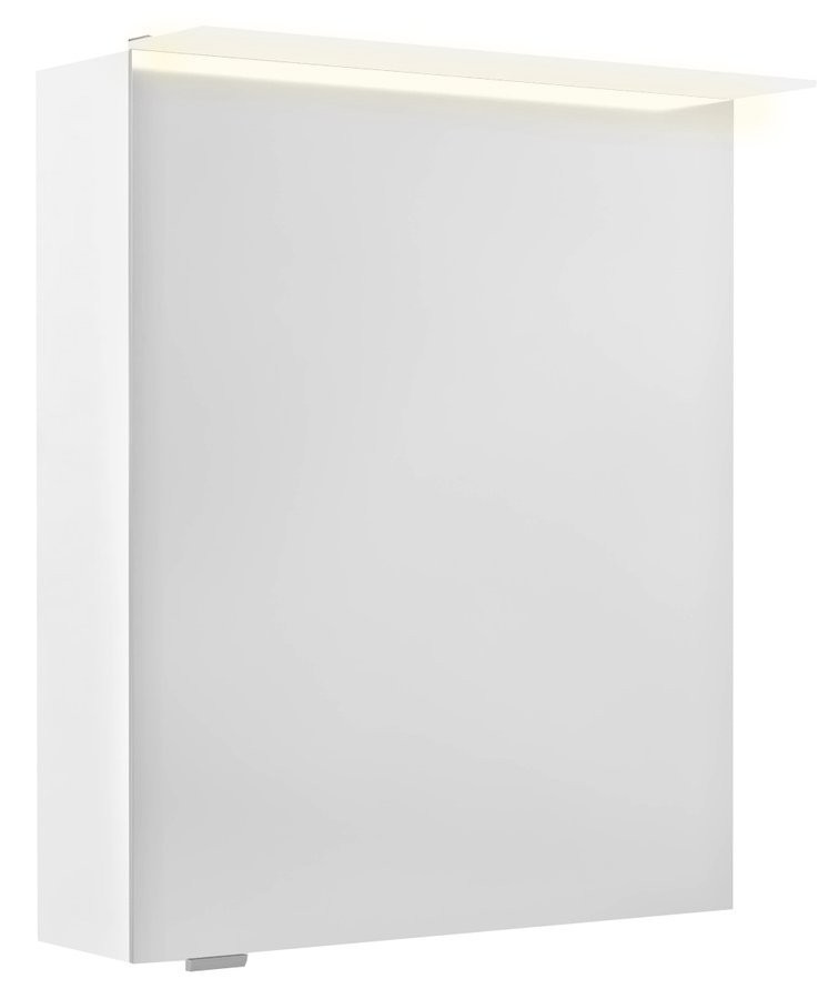 SAPHO - LINEX galérka s LED osvetlením, 60x70x15cm, ľavá/pravá. biela LX060-0030
