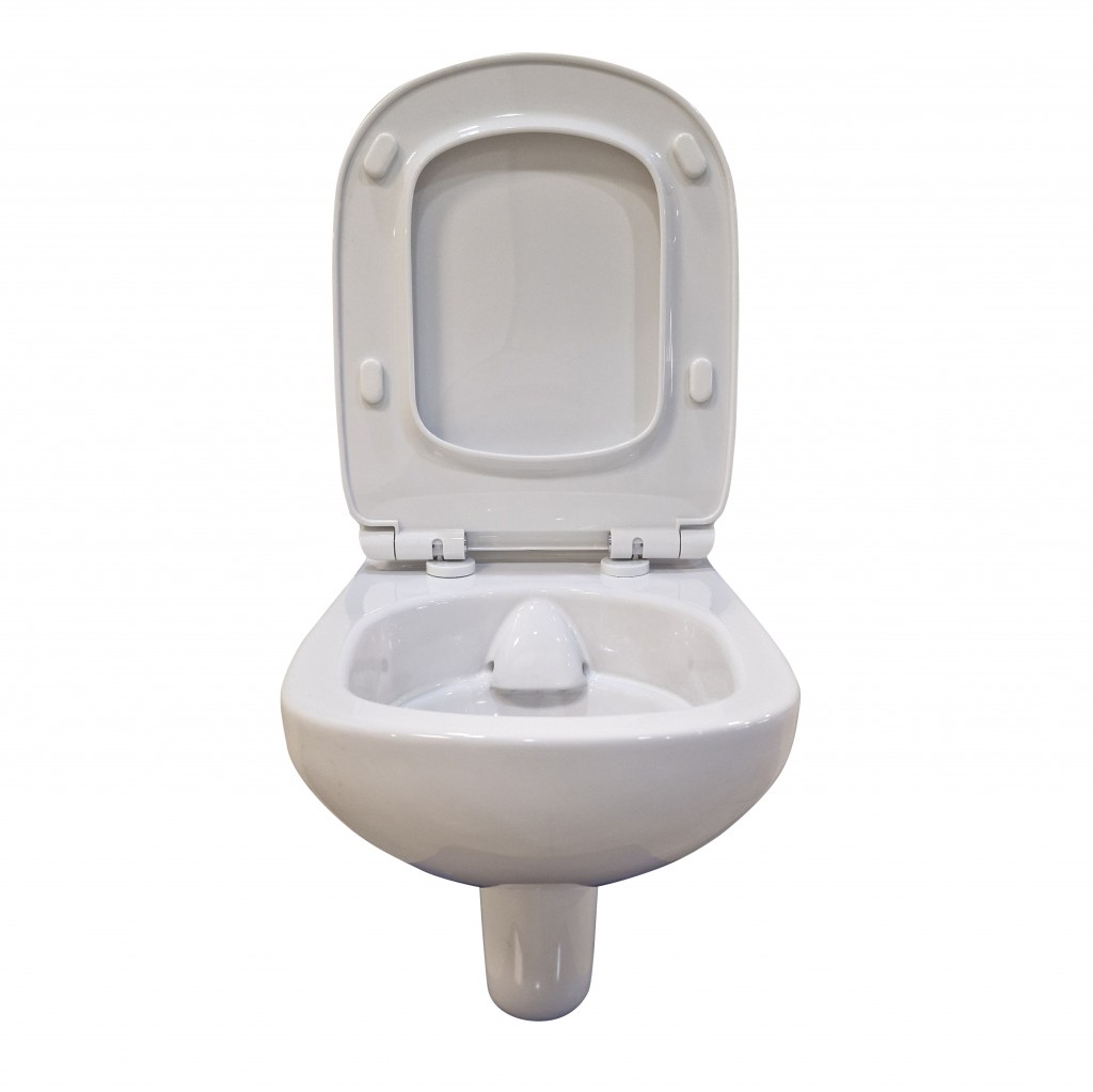 Rapid SL pre závesné WC 38528SET s chrómovou doskou + WC bez oplachového kruhu Edge + SEDADLO 38772001 EG1
