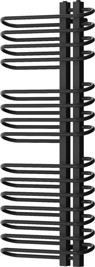 MEXEN - Ops vykurovací rebrík/radiátor 1300 x 550 mm, 694 W, čierna W122-1300-550-00-70