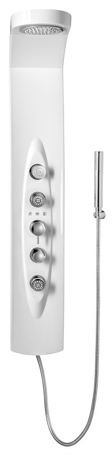 POLYSAN - MOLA sprchový panel s termostat. batériou 210x1300, rohový 80372