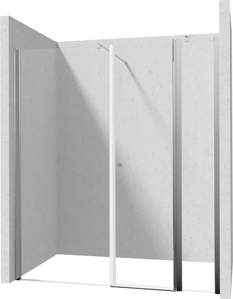 DEANTE/S - Sprchové dvere výklopné 100 pevná stena 80 KTSU043P+KTS_038P+KTS_011X KERRIA/0081