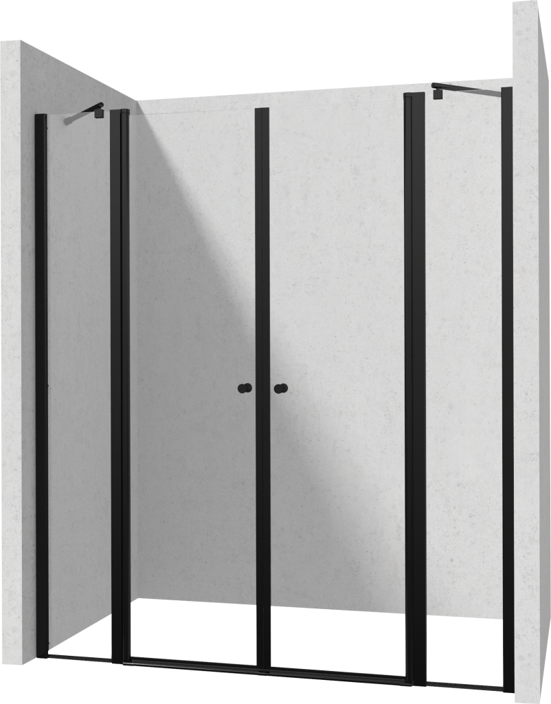 DEANTE/S - Sprchové dvere dvojité výklopné 100x90 KTSUN43P+KTSUN41P KERRIA/0155