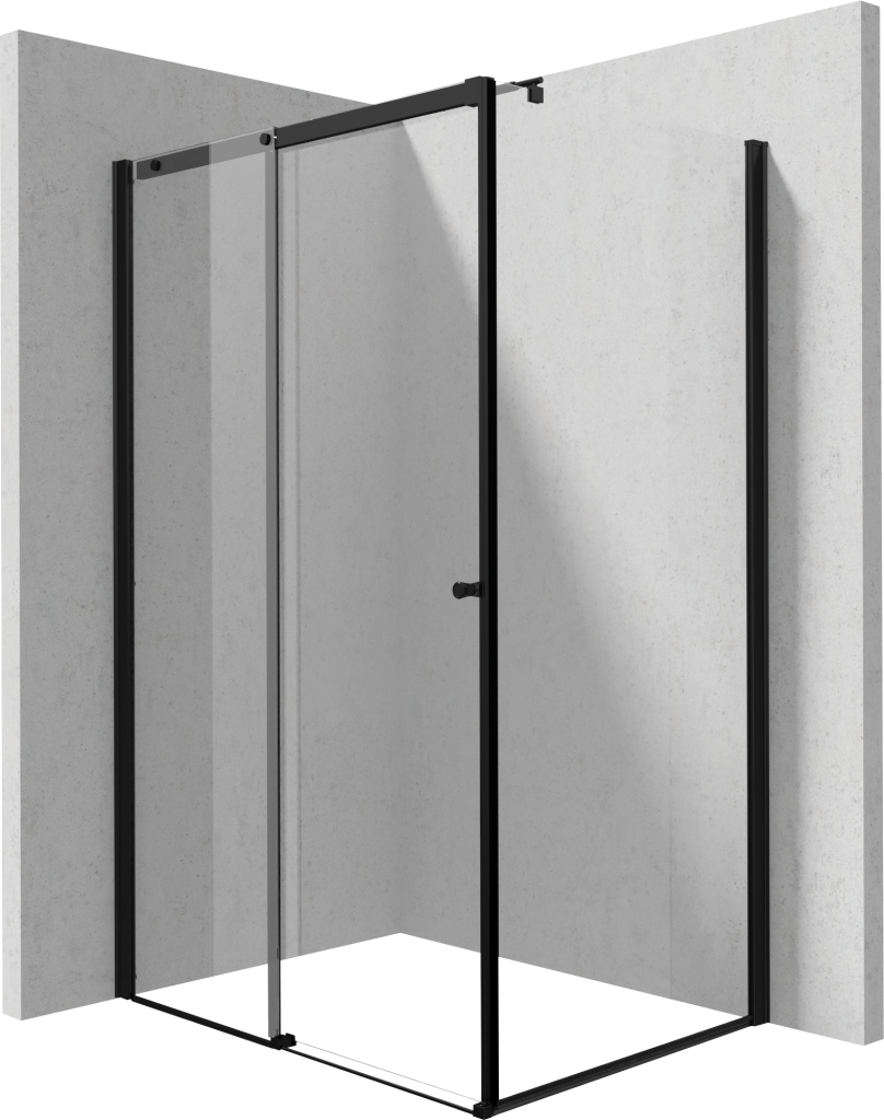 DEANTE/S - Sprchovací kút posuvné dvere 140 pevná stena 100 KTS_N30P+KTSPN14P+KTS_NP1X KERRIA/0439