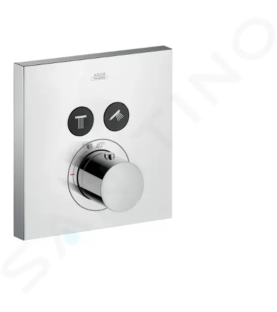 AXOR - ShowerSelect Termostat pod omietku na 2 spotrebiče, chróm 36715000