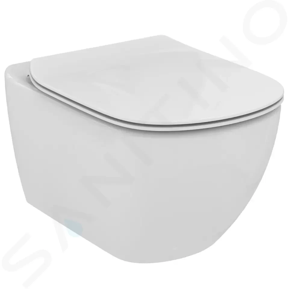 GEBERIT - Duofix Modul na závesné WC s tlačidlom Sigma30, lesklý chróm/chróm mat + Ideal Standard Tesi - WC a doska 111.355.00.5 NF6