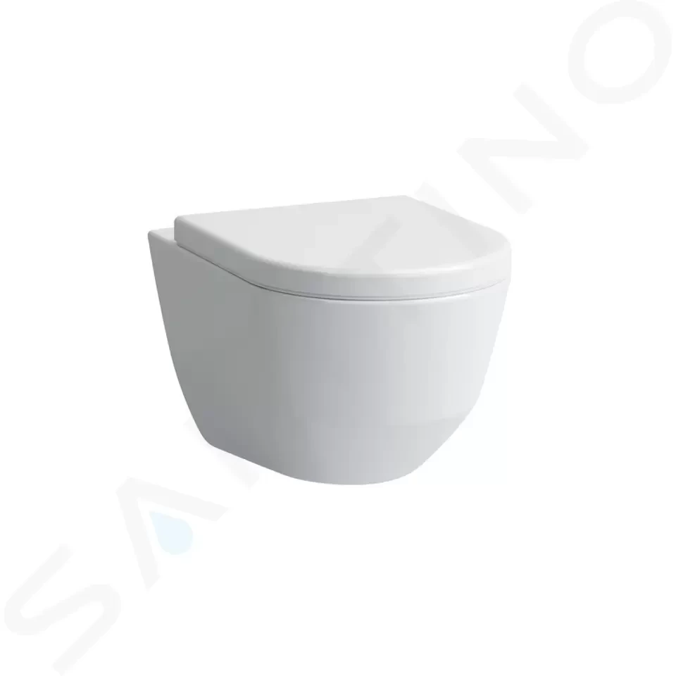 Laufen - Pro Závesné WC Compact, 490x360 mm, Rimless, biela H8209650000001