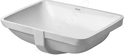 DURAVIT - Starck 3 Umývadlo zápustné, 490x365 mm, bez otvoru na batériu, biela 0305490000