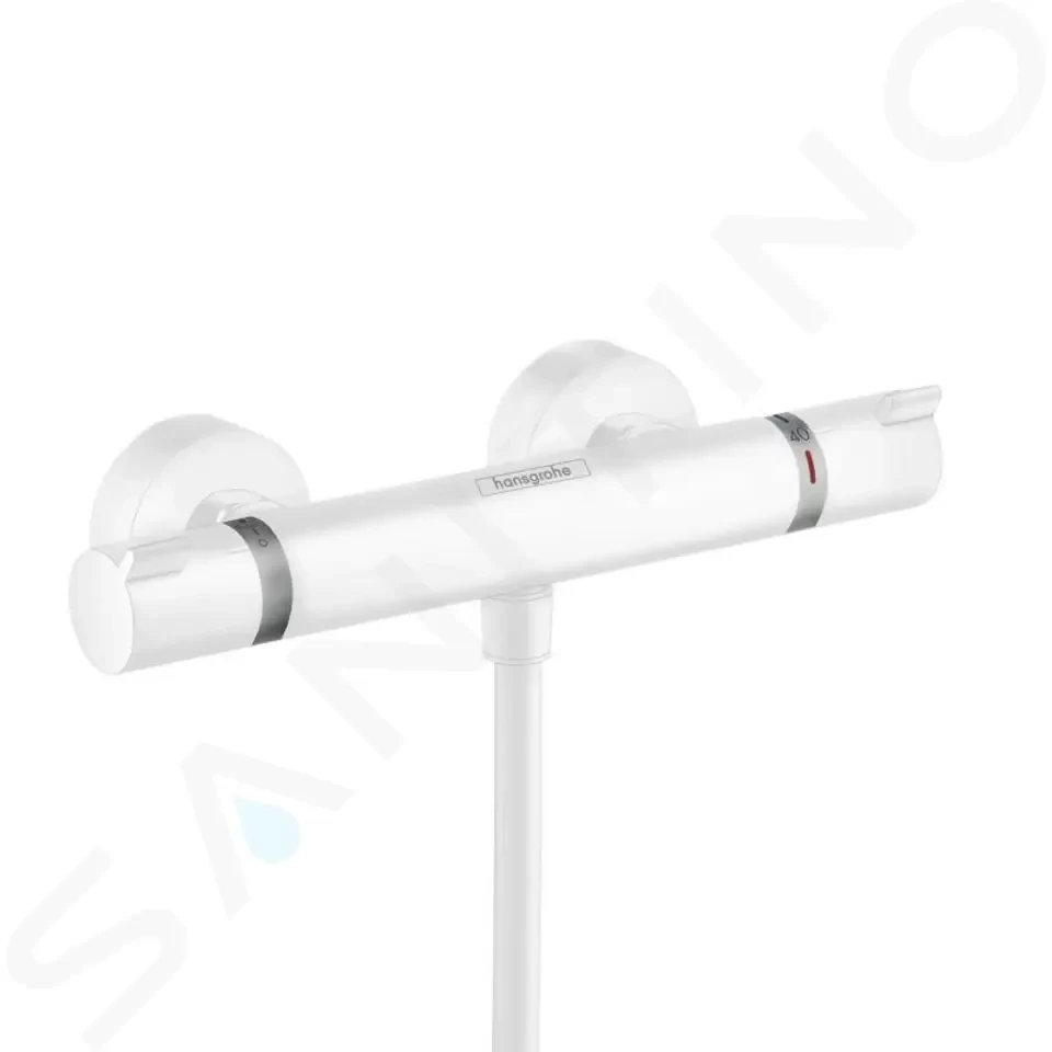 HANSGROHE - Ecostat Comfort Termostatická sprchová batéria, matná biela 13116700